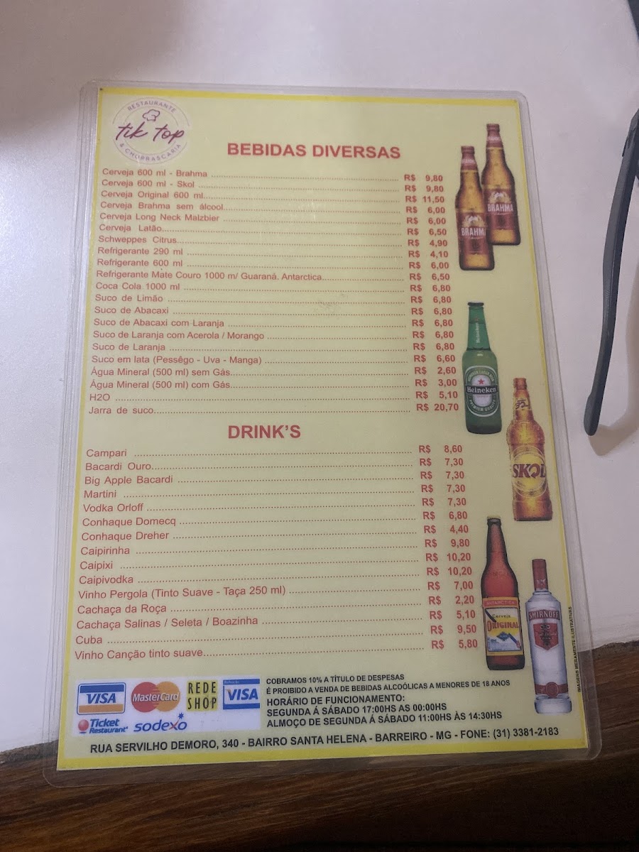 Menu Churrascaria Tik & Top-2